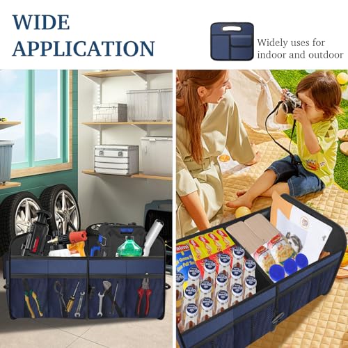 Femuar Car Trunk Organizer, Collapsible, Waterproof, Non-Slip, - Product Imagery