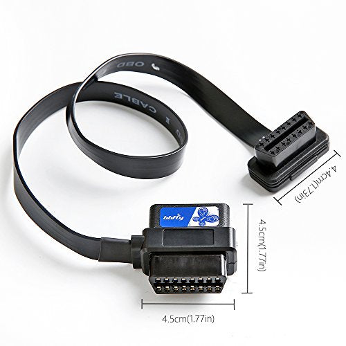 bbfly-A9 OBD II OBD2 16Pin Splitter Extension Cable Adapter - Product Imagery