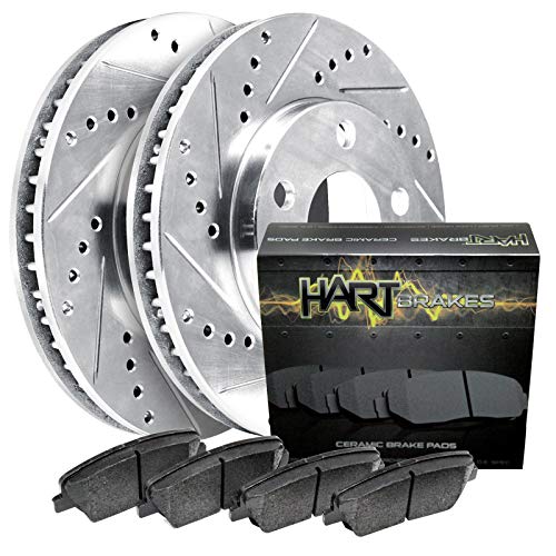 Hart Brakes Front Brake Kit Fits 2015-2017 Honda Odyssey - Product Imagery
