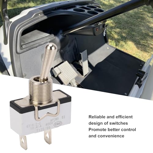 Golfcart Electric Toggle Switch: High Performance Metal - Product Imagery