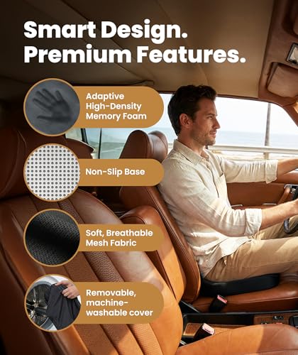Everlasting Comfort Doctor Recommended Memory Foam Seat Cushion - Product Imagery