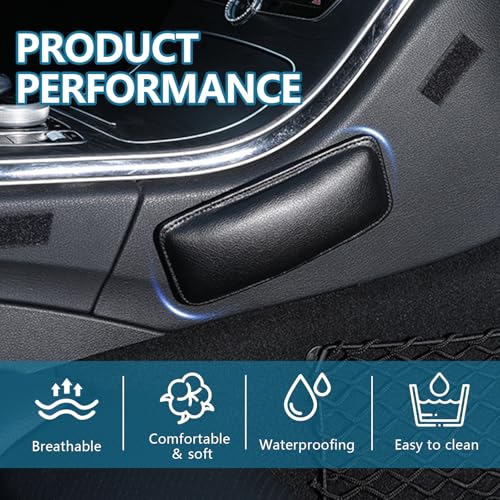 wuyaoyao 2PCS Car Door Armrest Pads, Soft Leather Elbow Pad Arm - Product Imagery