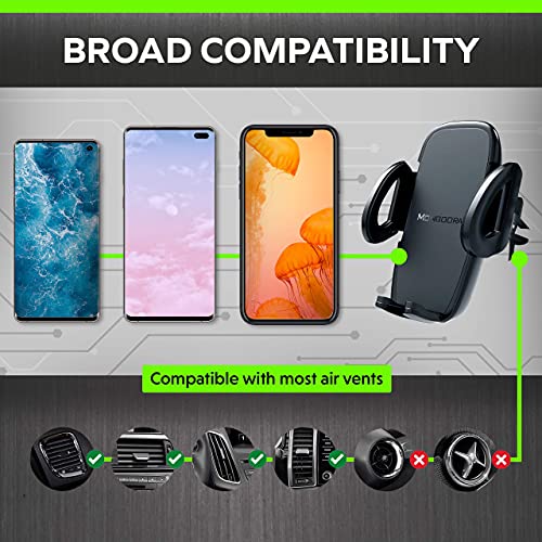 Air Vent Car Phone Mount Holder - Locking Cell Phone Car Mount - Product Imagery