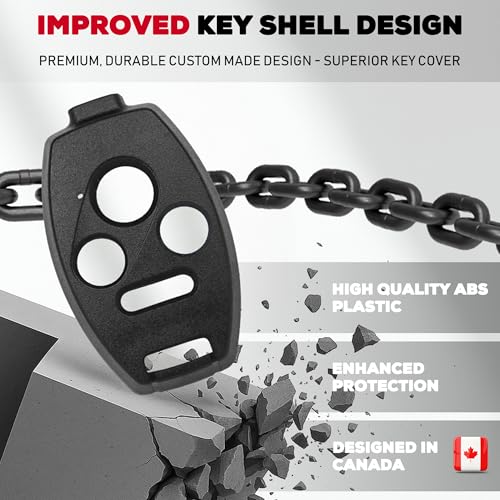 Premium USA Grade for Honda Key Fob Shell – Tough, Reinforced - Product Imagery