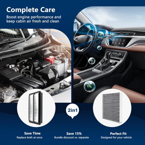 Cabin Engine Air Filter Kit Fits 2016-2022 Pilot, 2017-2026 - Product Imagery