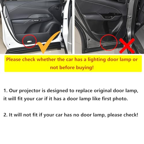 2-Pack Car LED F Sport Logo Projector Puddle Courtesy Welcome - Product Imagery