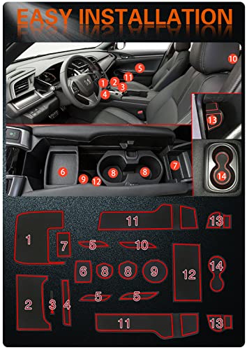Fit for Honda Civic 2016-2021 (Hatchback) Accessories, Upgraded - Product Imagery