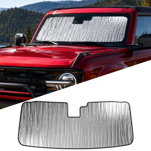 Mabett Windshield Sun Shade for 2021-2026 Ford Bronco - Product Imagery