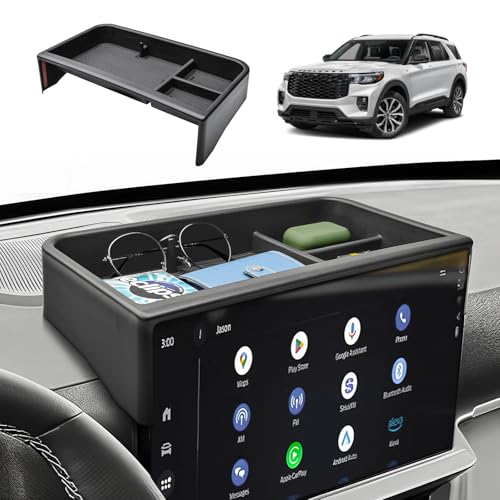 HGWEI Dash Storage Tray for 2025 2026 Ford Explorer Interior - Product Imagery