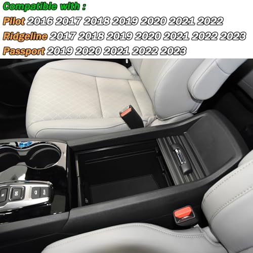 Center Console Dividers Compatible with Honda Pilot 2016-2022 / - Product Imagery