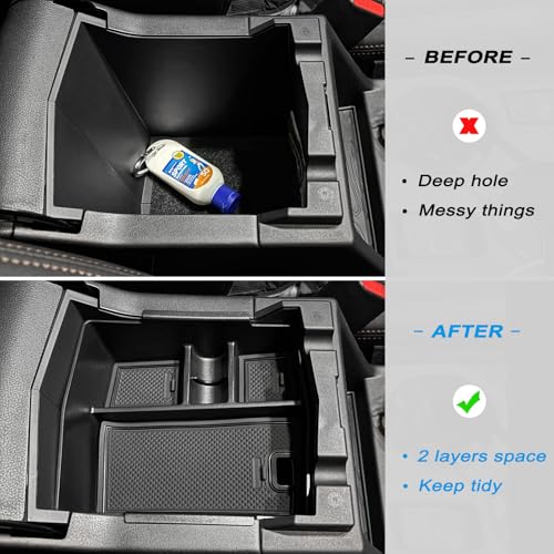 JKCOVER Center Console Organizer Compatible with 2025 2026 - Product Imagery