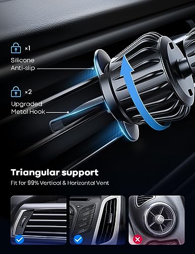 Lamicall for MagSafe Car Mount Vent 20 Super Magnets Accessories - Product Imagery