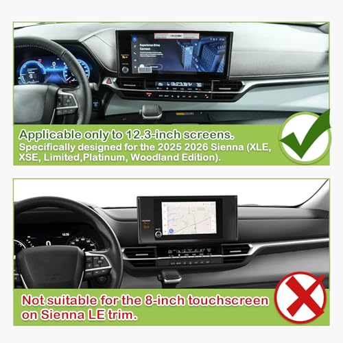 Dash Storage Tray for 2025 2026 Toyota Sienna (Not for LE with - Product Imagery
