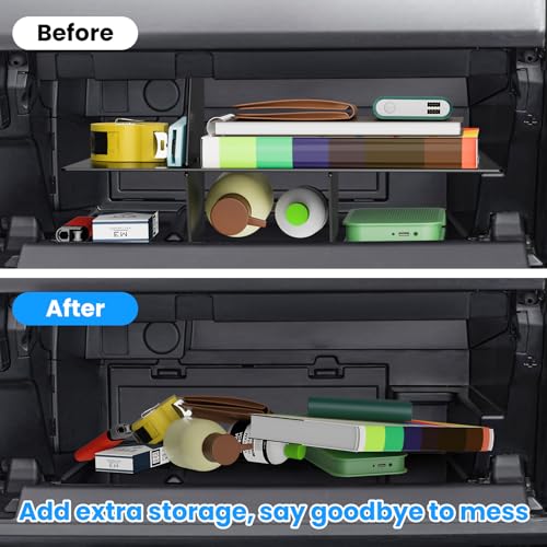 DIAMOOKY 3PCS Center Console Organizer for Toyota 4Runner - Product Imagery
