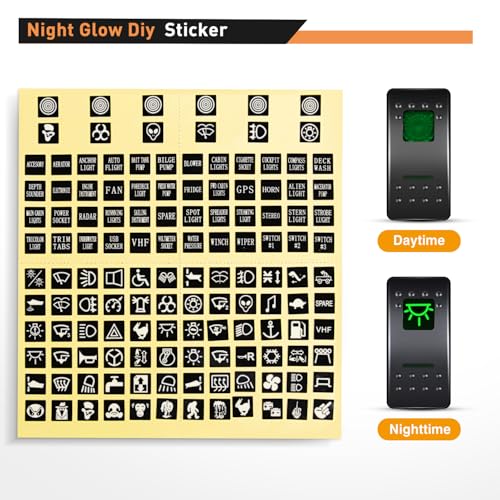 Nilight 3 Gang Rocker Switch Panel SPST On Off 5PIN Electrical - Product Imagery