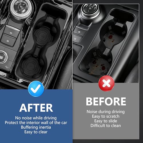 Cup Holder Inserts for Ford Explorer 2020-2024 Accessories - Product Imagery