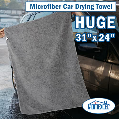 HOMEXCEL Professional Large Microfiber Car Drying Towels 2 Pack, - Product Imagery