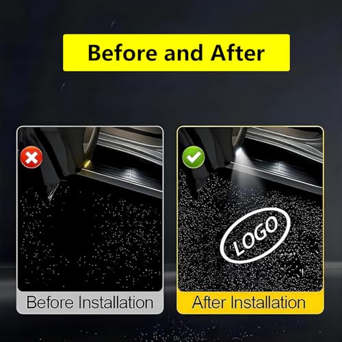 2-Pack Car LED F Sport Logo Projector Puddle Courtesy Welcome - Product Imagery
