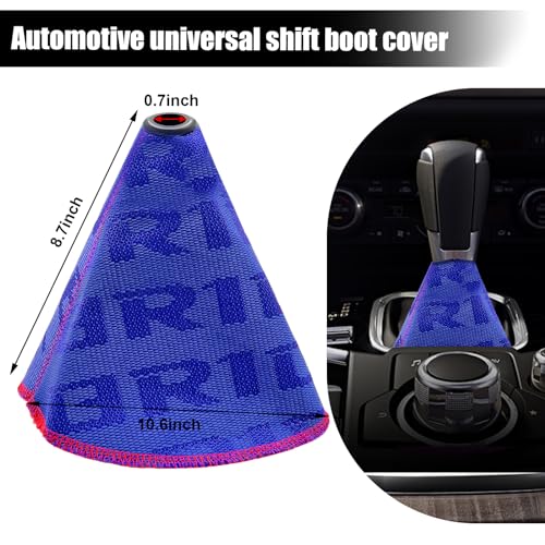 Car Shift Knob Dust Cover, Shift Boot Cover, Hyper Fabric - Product Imagery