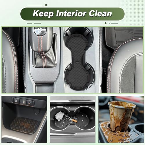 for Door Slot Mats for 2024-2026 Ford Ranger, Center Console - Product Imagery