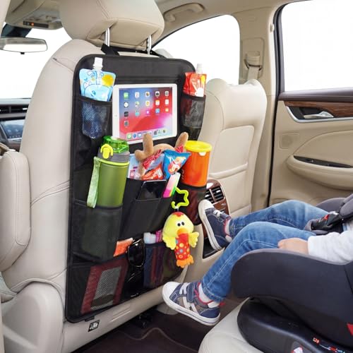 Car Backseat Organizer with 10" Tablet Holder, Seat Back - Product Imagery