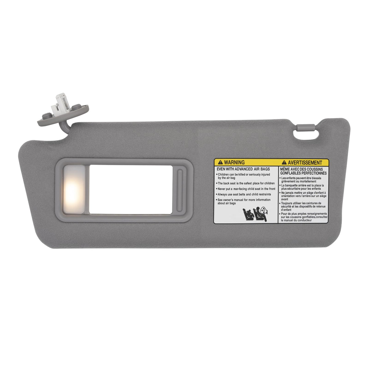 NHILES Driver Side Sun Visor Compatible with Toyota Tacoma - Product Imagery