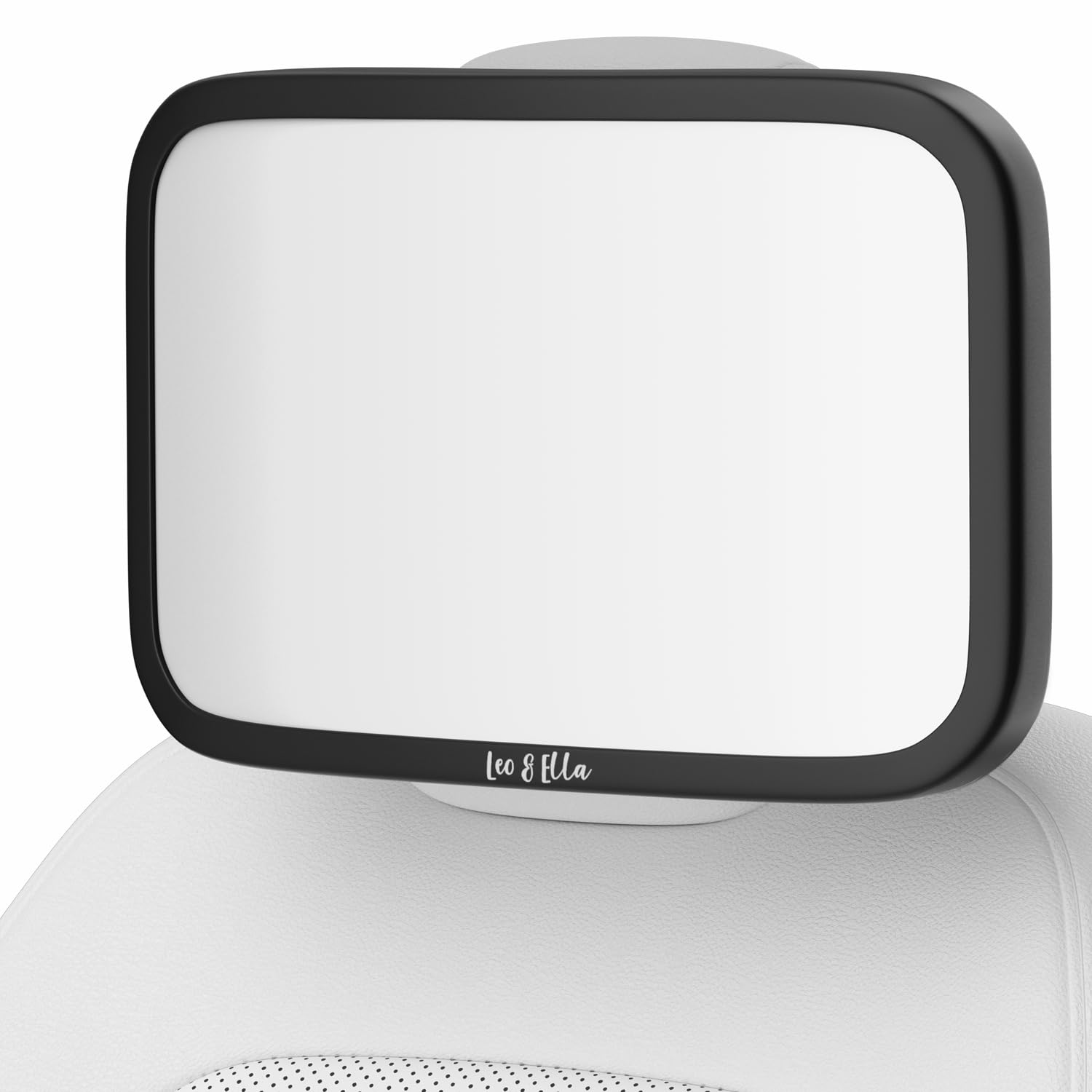 Leo&Ella Extra Large Baby Car Mirror for Tesla & Fixed - Product Imagery