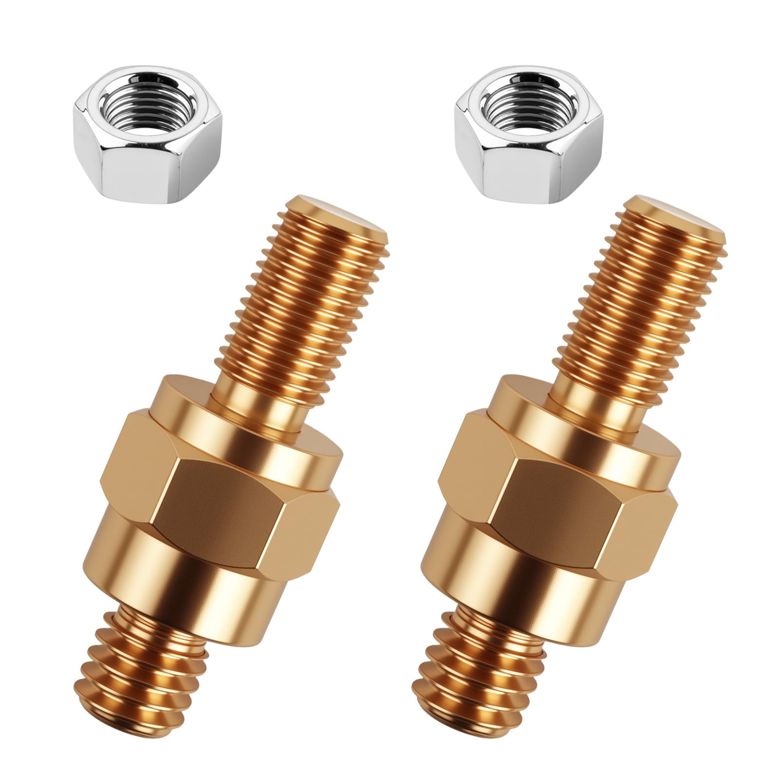 2 Set Side Post Battery Terminal Extender Bolts with - Product Imagery