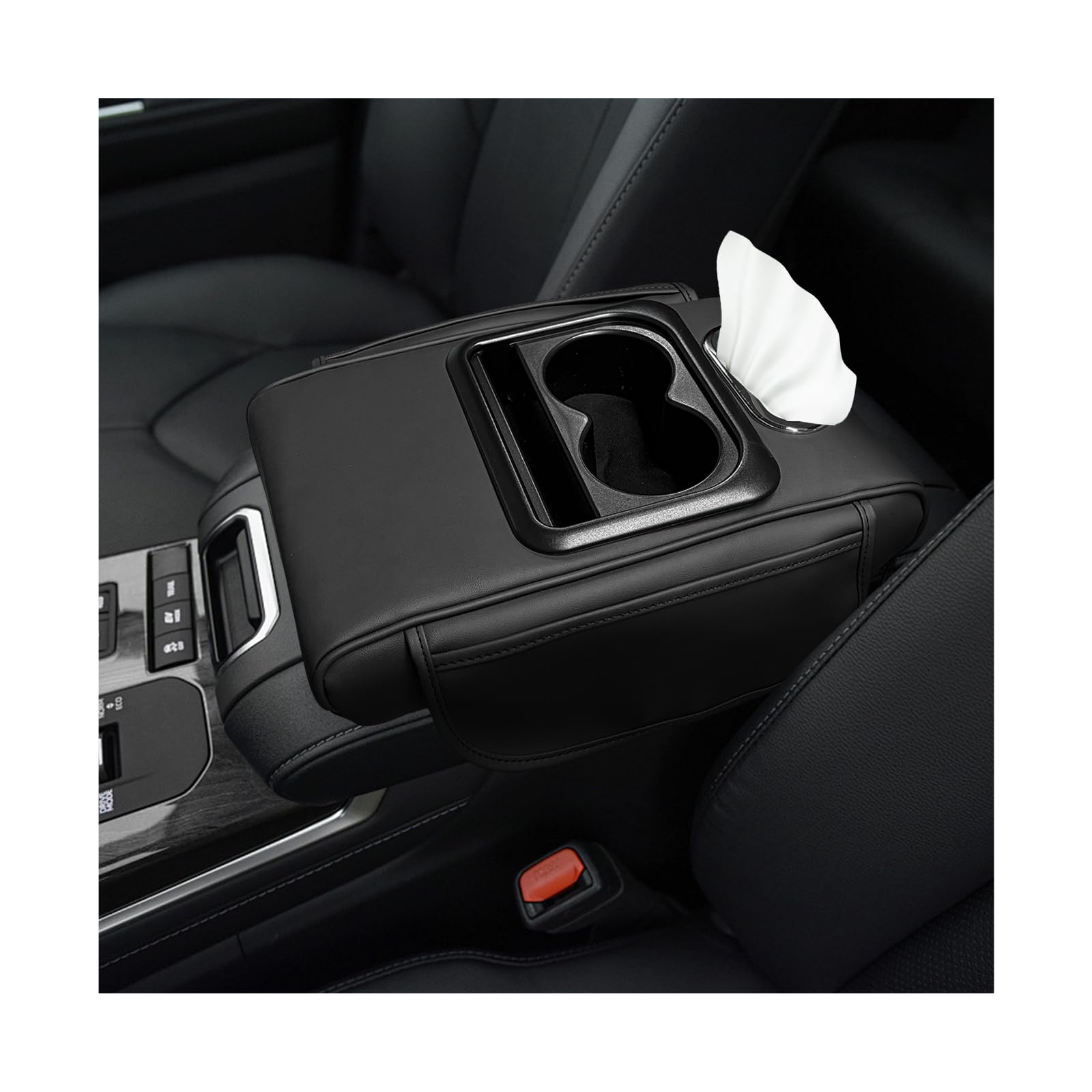 Car Center Console Armrest Pillow, Multifunctional Armrest Box - Product Imagery