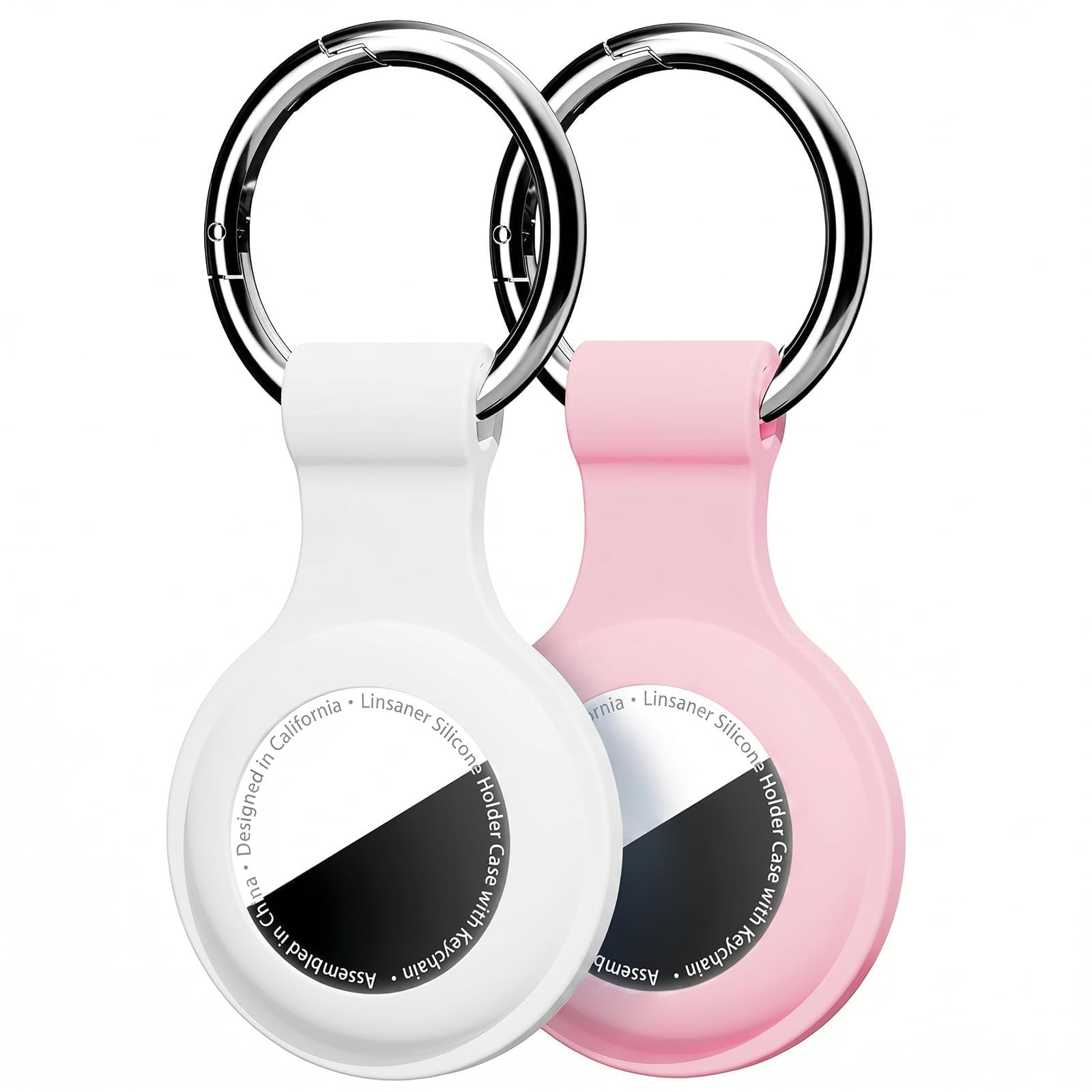 Linsaner 2 Pack Case for AirTag 2nd Gen (2026) & 1st Gen - Product Imagery
