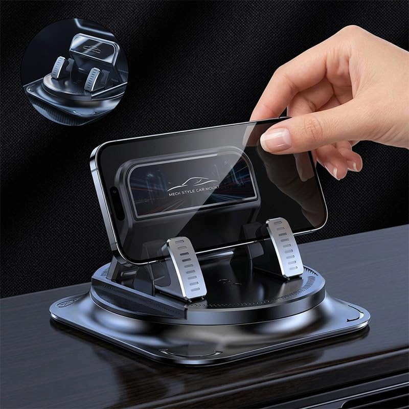 Car Phone Holder with 360 Degree Rotation 2026 Dashboard Phone - Product Imagery