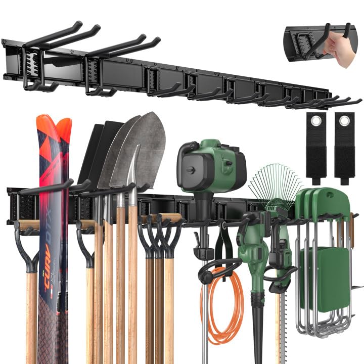 LBT 66" Garage Tool Organizer Wall Mount - 720lbs Garden Tool - Product Imagery