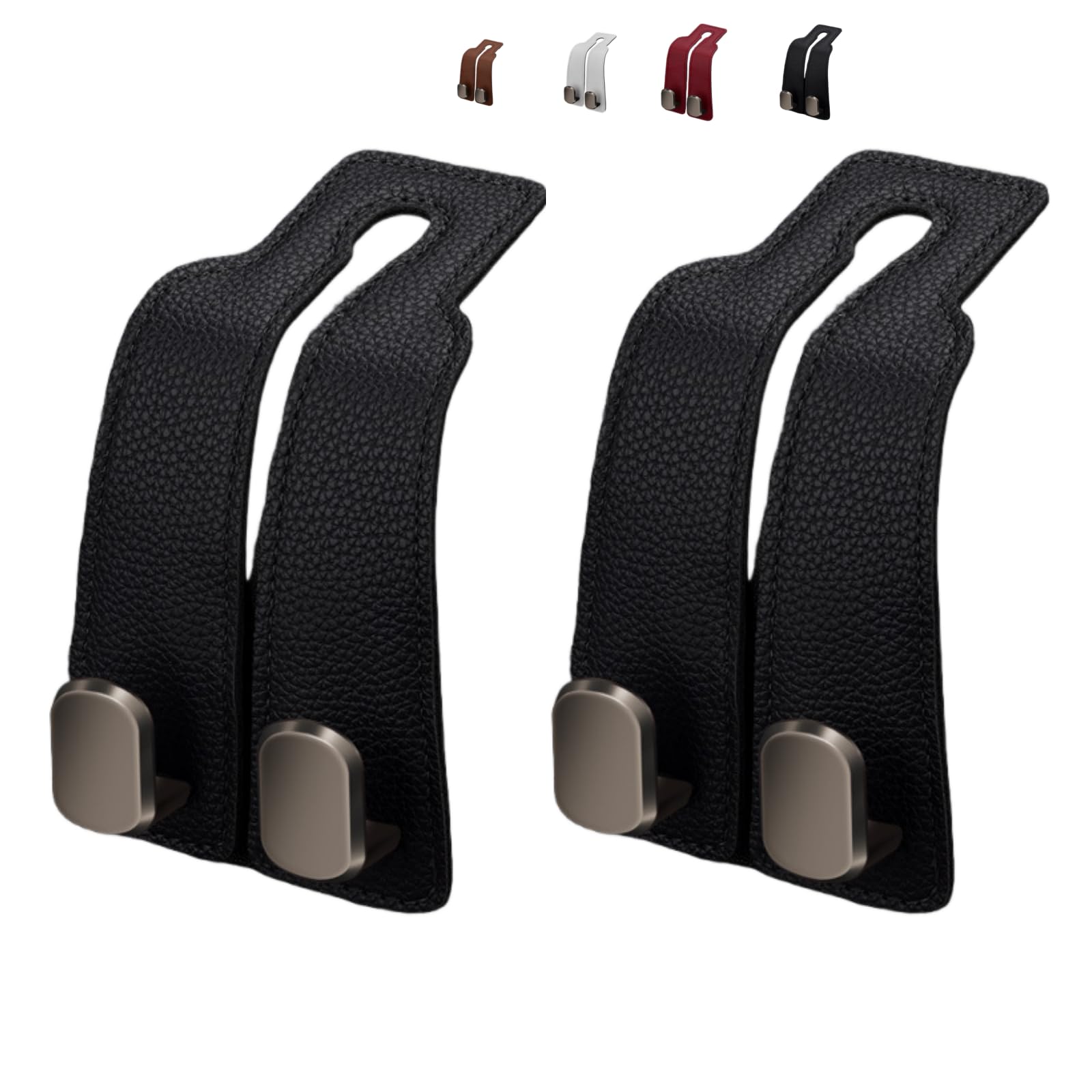 Coozyland Car Hooks, Coozy Land Metal Multi-Function Leather Car - Product Imagery