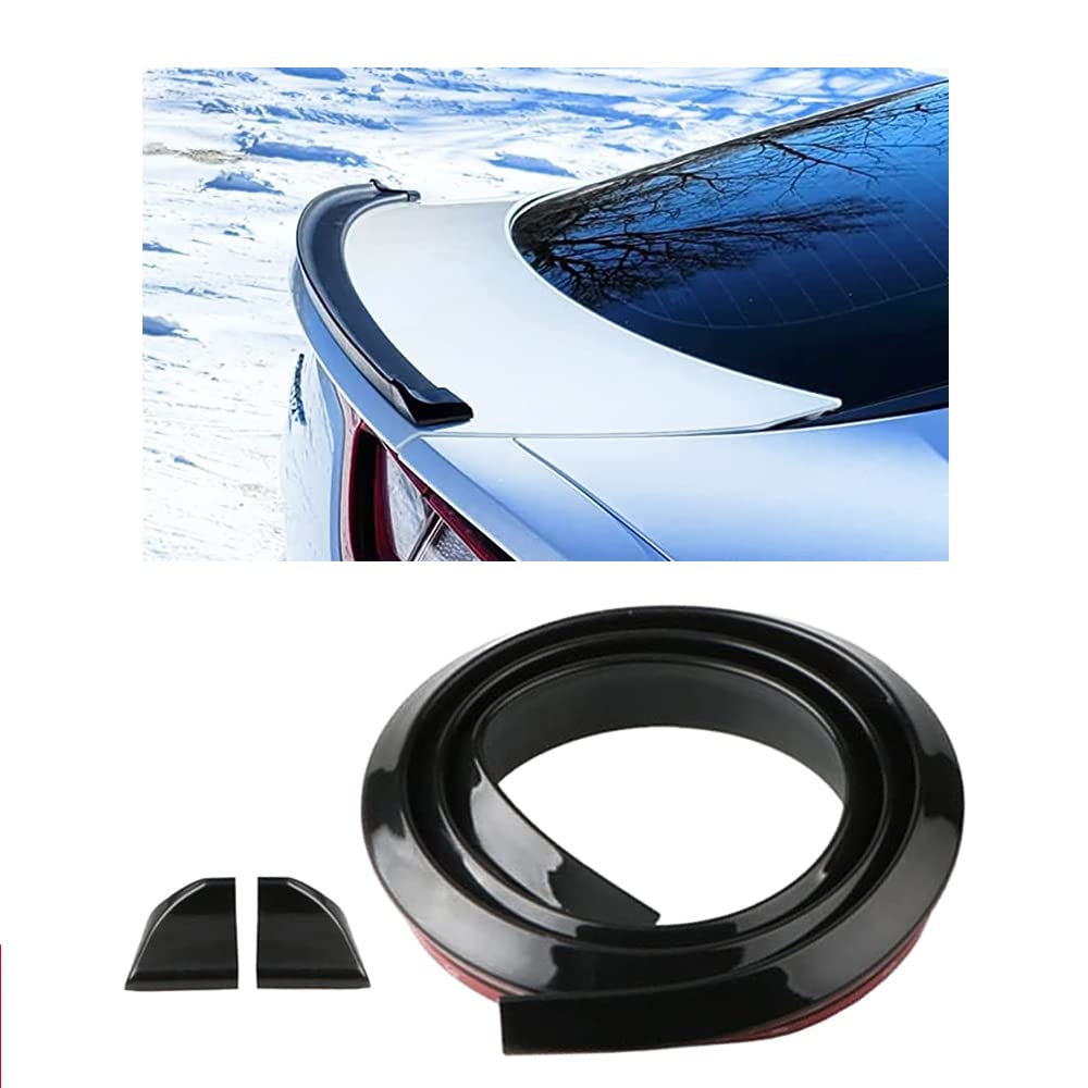 Car Trunk Spoiler Roof Lip Kit,3D PU Rear Trunk Lip or Roof - Product Imagery