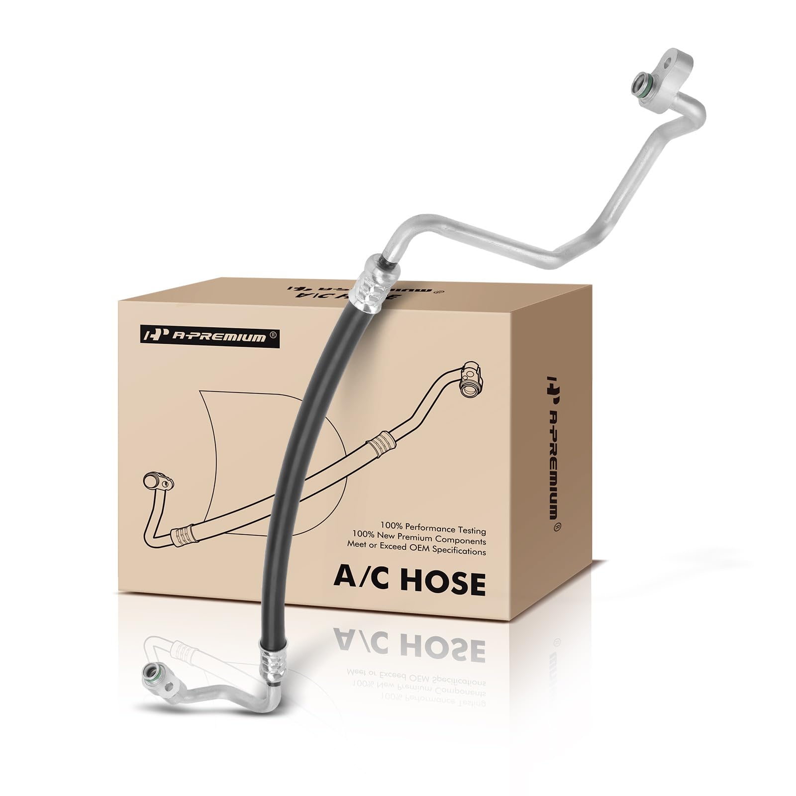 A-Premium A/C Discharge Line Hose Assembly Compatible with Honda - Product Imagery