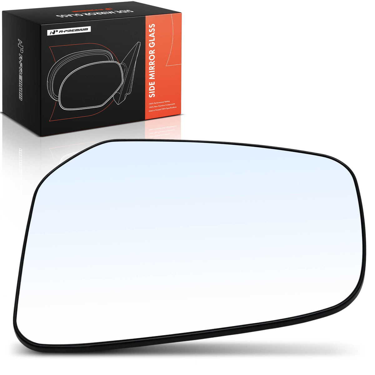 A-Premium Right Passenger Side Non-Heated Mirror Glass with - Product Imagery
