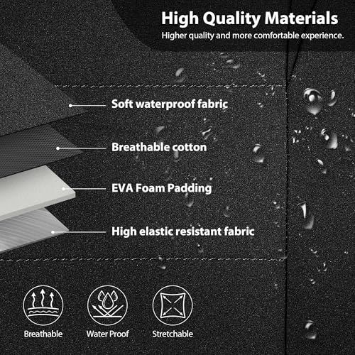CAR PASS Neoprene EVA Waterproof car seat Covers Front Seats - Product Imagery