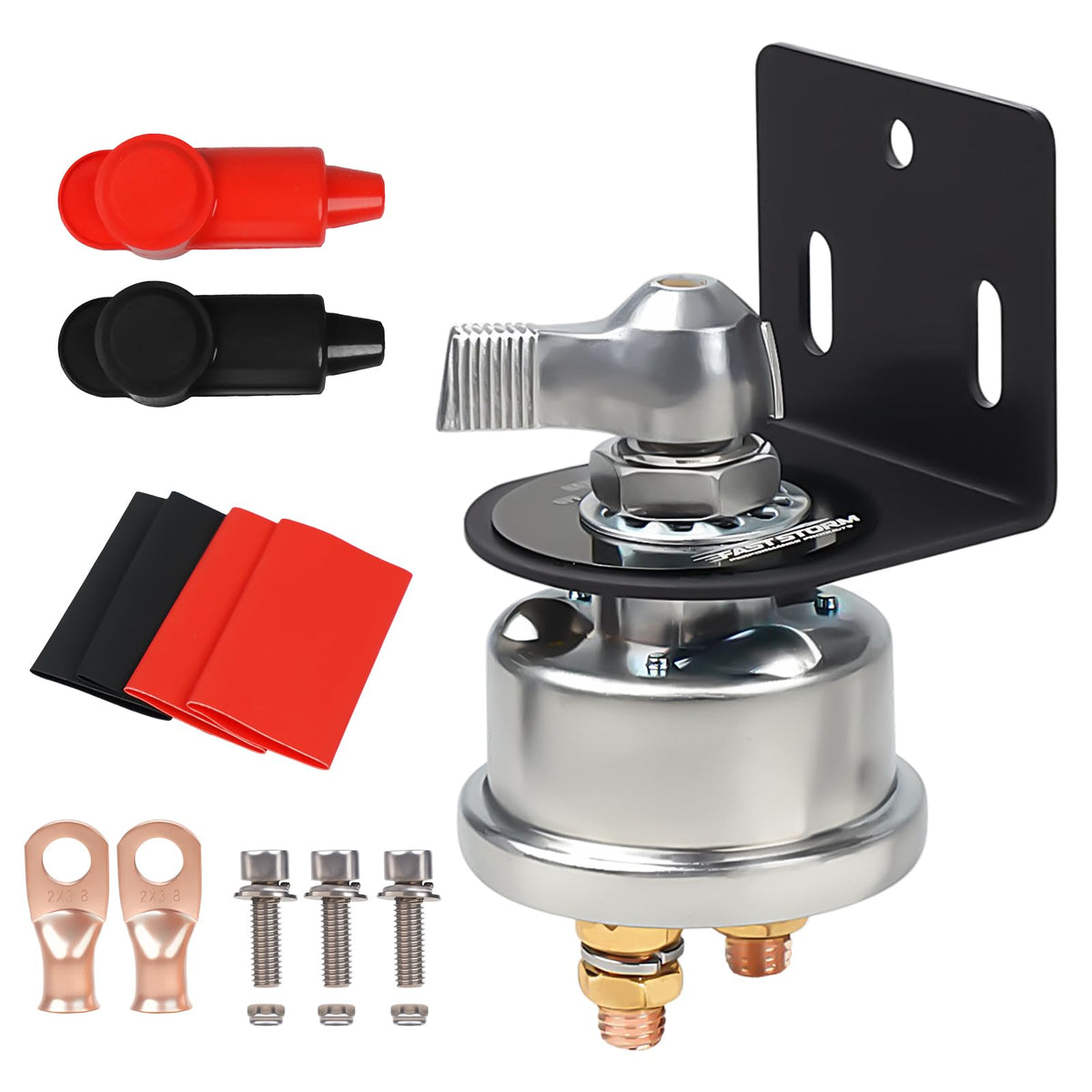 200A High Current Master Battery Disconnect Switch,12-48V - Product Imagery