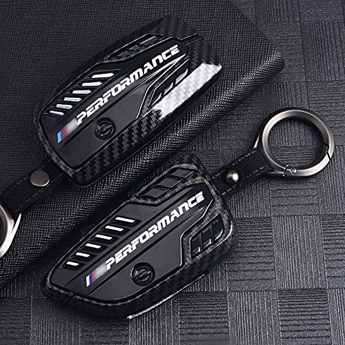 Phmnkl Alloy Car Key Case Rings Cover Holder for BMW 1 3 5 7 - Product Imagery