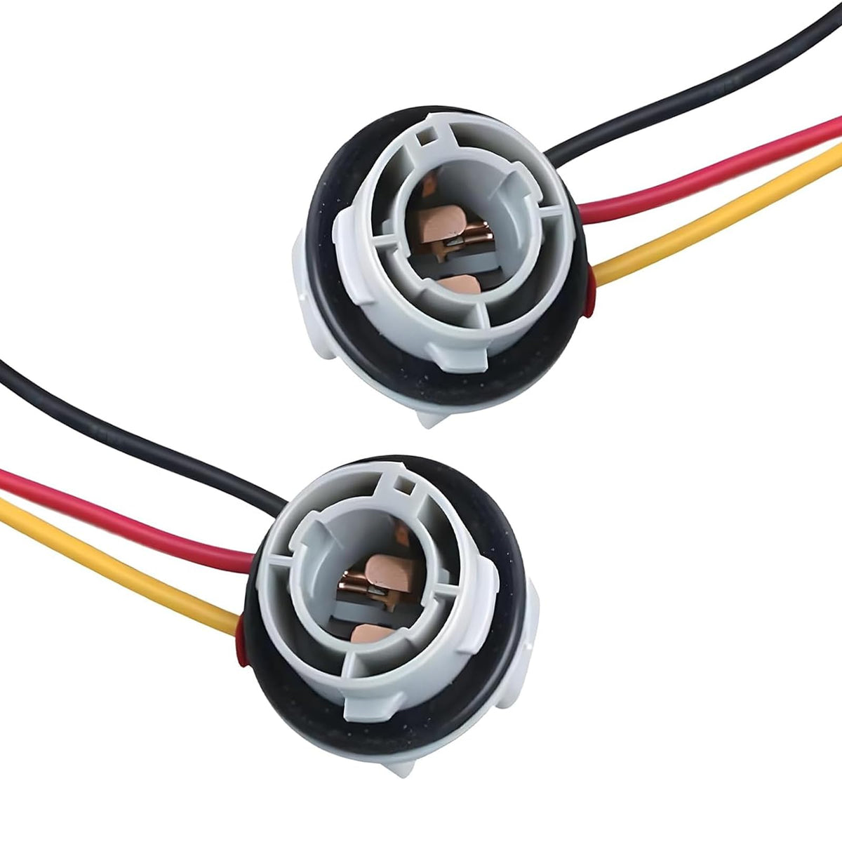 2 PCS 1157 LED Bulb Socket Plug, Plastic Turn Signal Socket - Product Imagery