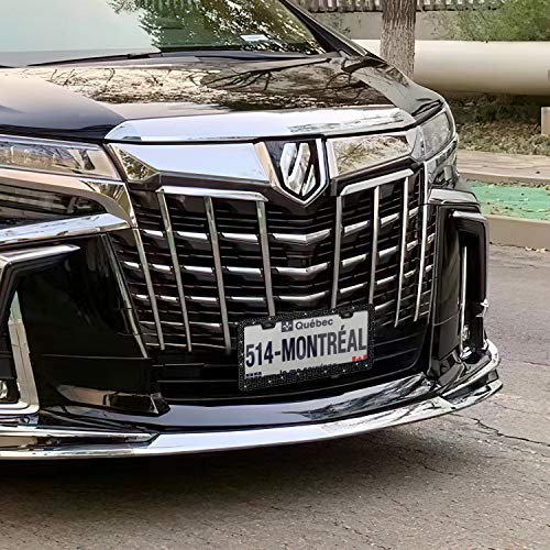 Bling License Plate Frame for Women, 1PCS Sparkly License Plate - Product Imagery