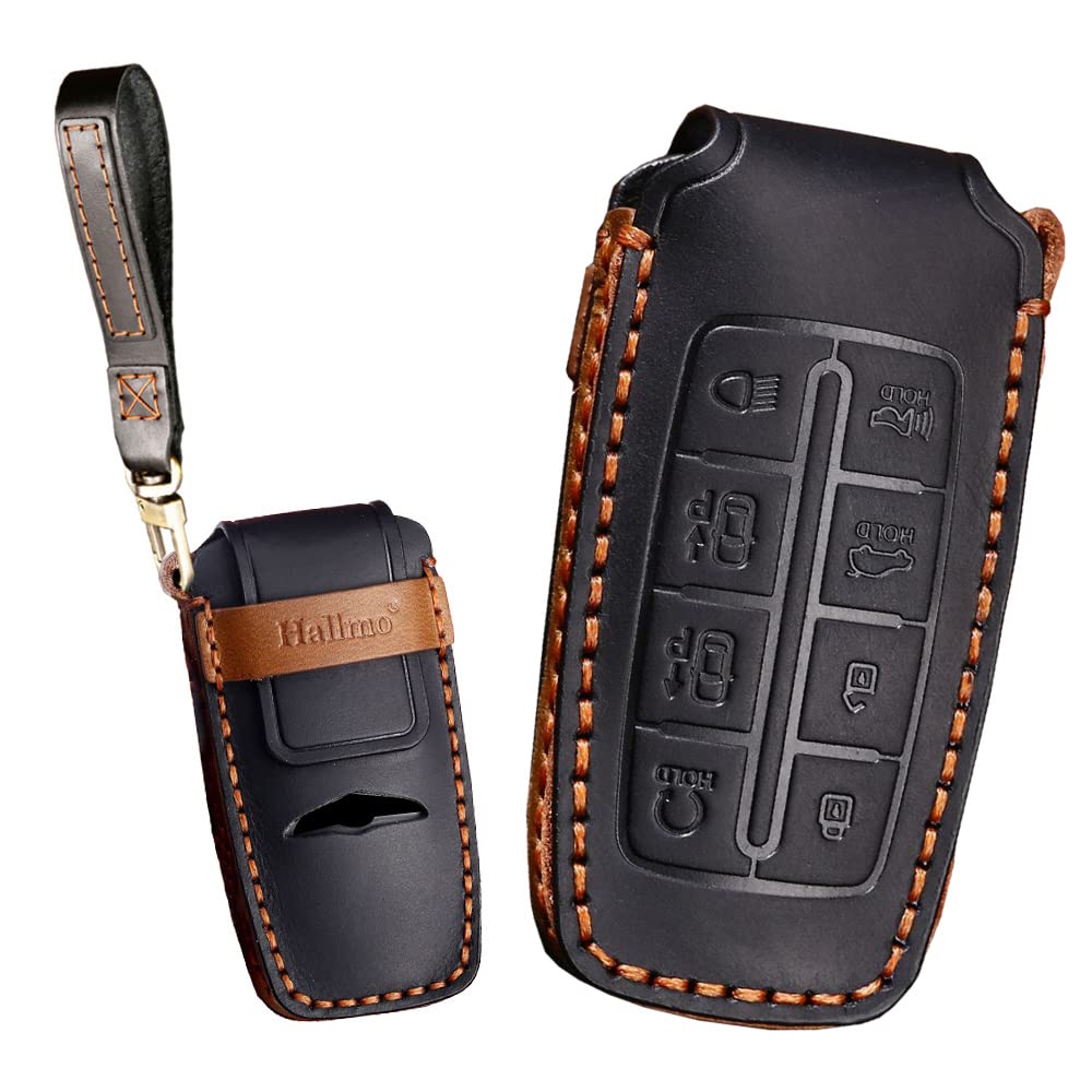 KUNIO Car Key Fob Cover Case Fit for Genesis G80 GV80 G70 GV70 - Product Imagery