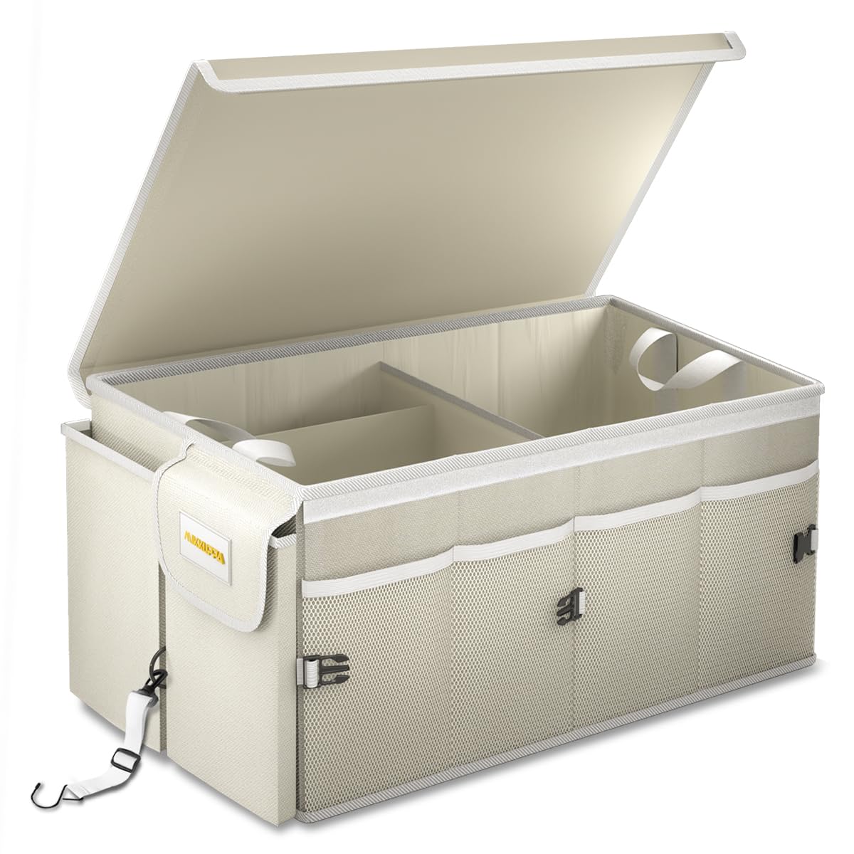 MIKKUPPA Trunk Organizer with Lid - 65L Collapsible Car - Product Imagery