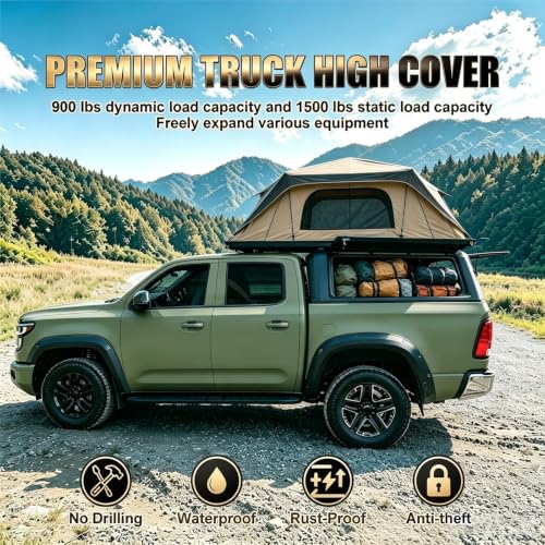 Truck Cap Camper Shell for Honda Ridgeline 2017-2026 - Product Imagery