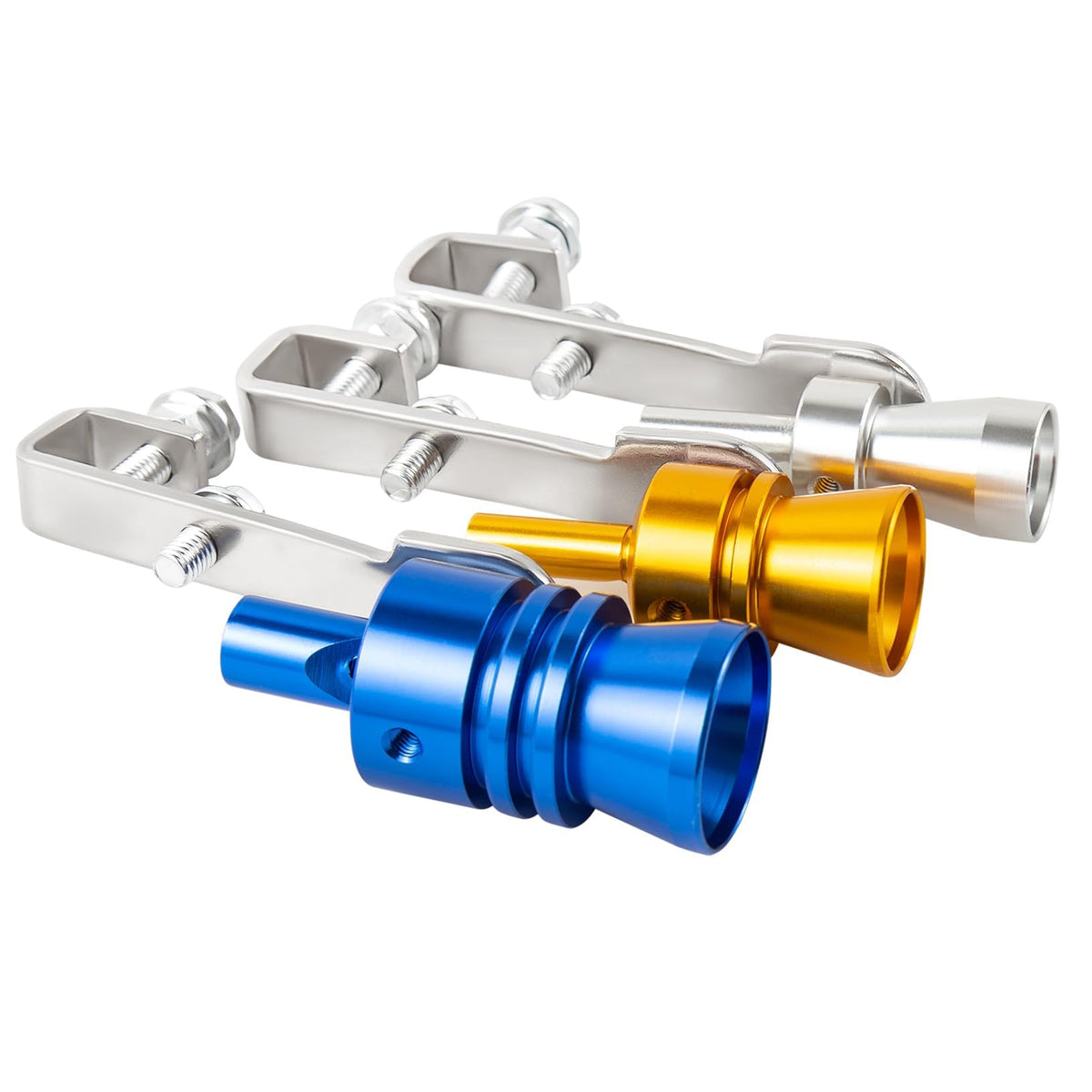 Ponpon 3Pcs Car Turbo Sound Universal Aluminum Turbo Whistle - Product Imagery