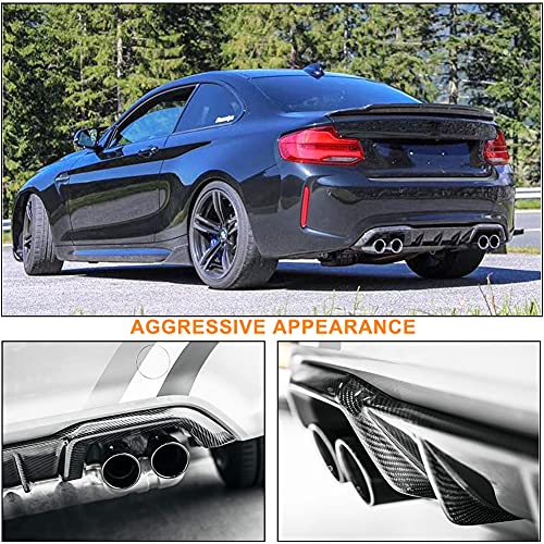 Carbon Fiber Rear Diffuser for BMW M2 F87 Coupe 2016-2020 Rear - Product Imagery