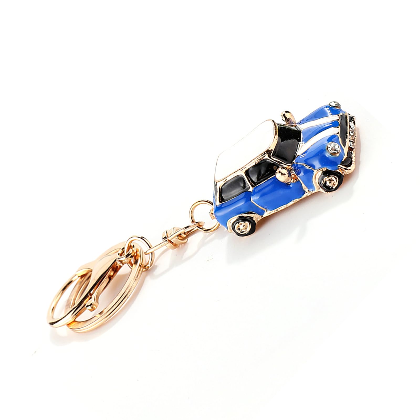 Car KeyChain, Cute 3D Metal Car Model Keychain with Ring, - Product Imagery