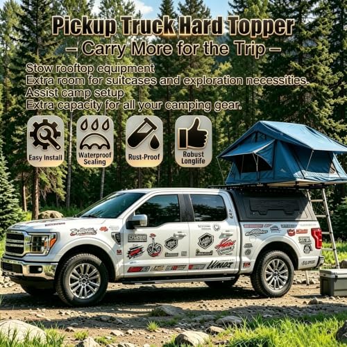 Hard Truck Cap Topper Camper Shell for Nissan Titan 2017-2026 - Product Imagery