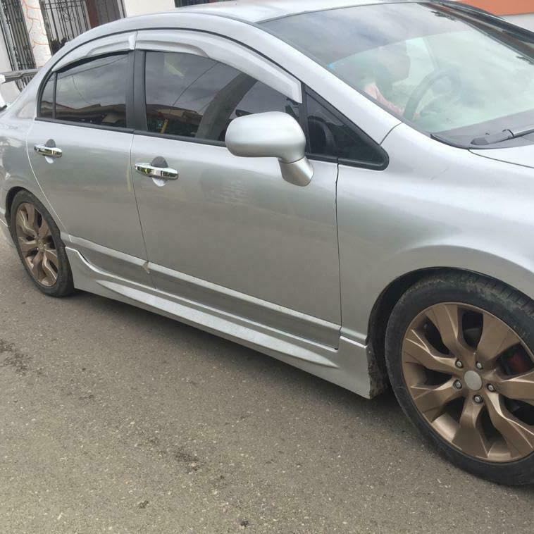 HECASA Skirts Compatible with 2006-2011 Civic 4 Door - Product Imagery