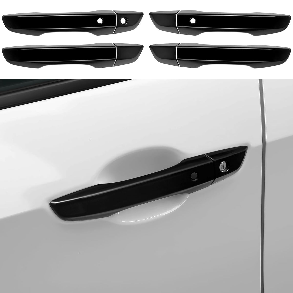 Car Door Handle Cover Protector Compatible with Honda 2016-2021 - Product Imagery
